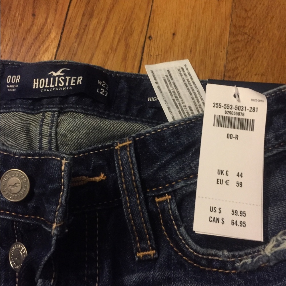 NWT HOLLISTER vintage straight leg jeans